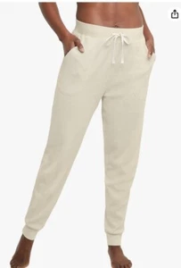 MUJER NUEVO SIN ETIQUETAS HANES ORIGINALES TEJIDO GOFRE TEJIDO SALÓN JOGGERS, TALLA 2xl - Imagen 1 de 12