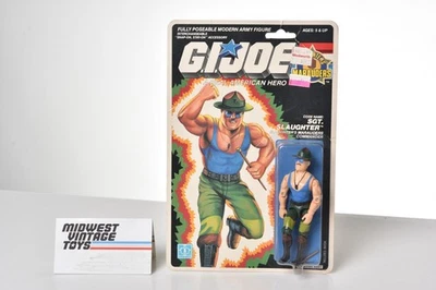 G.I. 1989 Joe Sgt. Merodeadores de matanza cardados originales de colección sin usar, en caja Foto 1 de 4