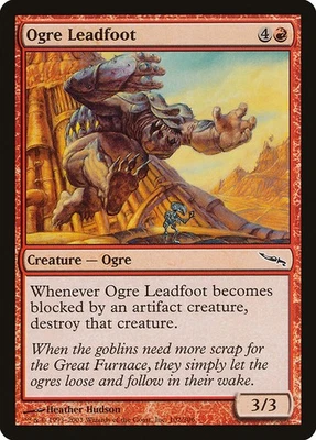 (2x) OGRE LEADFOOT - Mirrodin – MTG Magic the Gathering Card - Common - Image 1 of 4
