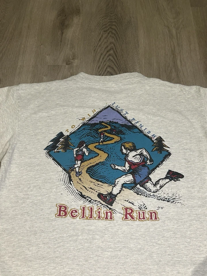 Camiseta de correr Bellin Run Jansport 1995 vintage talla grande Foto 1 de 4