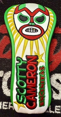 全新 非常罕见 Scotty Cameron Luchador 墨西哥混合头套,金牙 — 第 1/4 张图片