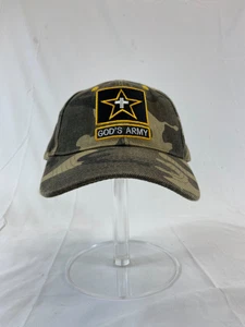 Gods Army Baseball Cap Strapback Hat Camouflage Star Cross Embroidered Casual - Picture 1 of 10