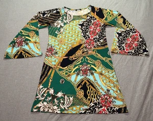 MSK Dress Women's 4 Occasion Abstract Art To Wear Festival Indie Hippie Retro - Picture 1 of 11