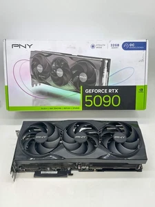 PNY GeForce RTX 5090 OC potrójny wentylator 32GB GDDR7 PCI-Express karta graficzna - otwarta Bo - Zdjęcie 1 z 10