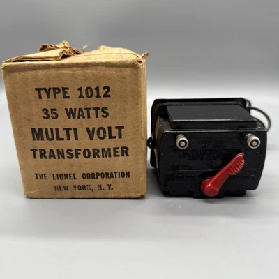 Vintage Lionel Type 1012 35W Multi Volt Transformer Tested with Box - Image 1 of 4