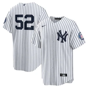 New York Yankees CC Sabathia #52 Nike White 2025 Hall of Fame MLB Retired Jersey - Picture 1 of 3