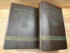 National Radio Institute Course books Radio TV Repair and Electronics 2 sets - Imagen 1 de 5