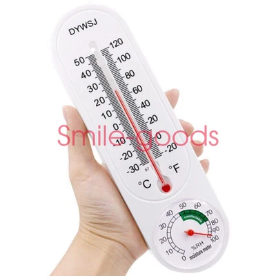 Mini Thermometer Hygrometer Humidity Temperature Meter Tester Indoor Outdoor USA - Image 1 of 4