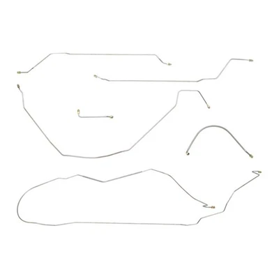 1964 年手动鼓刹车线套件雪佛兰 Chevelle Lines 套件管 Conv OE — 第 1/4 张图片