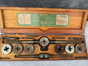 Greenfield Little Giant verstellbare Schneideisen Schraube Platte Set - Bild 1 von 12