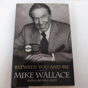 Between You and Me Memoir Mike Wallace HC w/DVD Used Walter Cronkite Tom - Picture 1 of 5