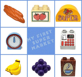 Lego Duplo 'MY FIRST SUPERMARKET' #6137 Retired Replacement Parts *YOUR CHOICE*