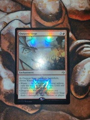 NM FOIL Outpost Siege Fate Reforged FRF MTG Magic the Gathering 1st Edition - Image 1 of 2
