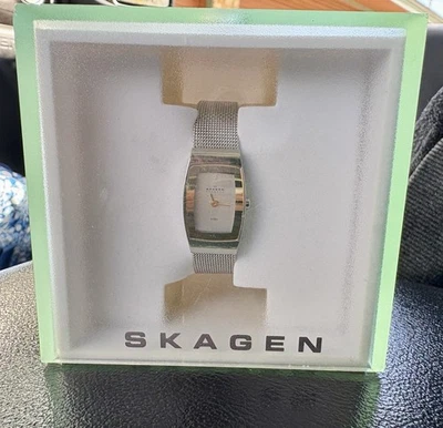 Skagen Denmark Steel Women’s Watch Brand new W/box Mineral Crystal - Image 1 of 3