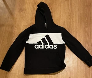 ADIDAS KAPUZENSWEATSHIRT MIT TASCHEN JUGEND GRÖSSE MEDIUM (10-12) - Bild 1 von 4