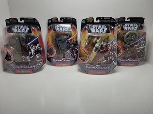 Star Wars Transformers 2005 Full Set Hasbro Vader Obi-wan Luke Grievous *Box DMG - Bild 1 von 11