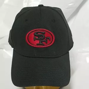 San Francisco 49ers LOGO Black Red New Era Cap China NFL - Picture 1 of 8