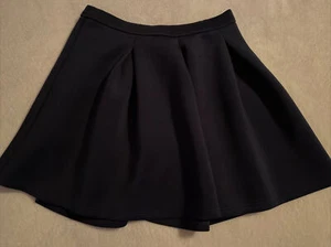 Abercrombie Kids Girls School Uniform Skirt Pull On Large 14 Navy Blue Pleated - Picture 1 of 5