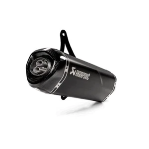 Vespa GTS300 HPE 19-20 Akrapovic SP Titanium Slip-On Kit Satin Black - Picture 1 of 4