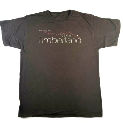 Timberland The Long Trail Hiking Tee T-Shirt Brown Short Sleeve Men's Size M - Image 1 of 4