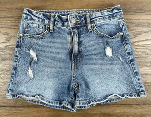 Art Class Girls' Destructed High-Rise Jean Shorts Size XL 14 - Picture 1 of 10