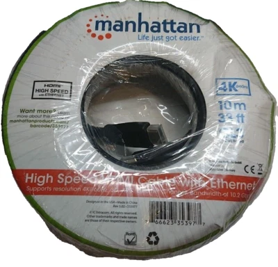 High Speed HDMI-Kabel mit Ethernet-Kanal, CL3-zertifiziert für Wandinstallation - Bild 1 von 3