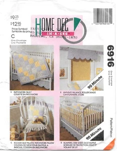 Vintage McCall's # 6916 Sewing Pattern: Home Decorating - New Factory Folded - Picture 1 of 2