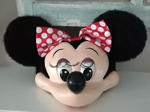 De colección Disney World Minnie Mouse Sombrero Plástico Duro Cara Ajustable Espalda EE. UU. - Imagen 1 de 4