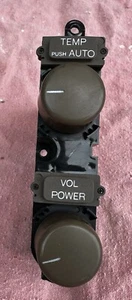 LEXUS 92-00 SC300 SC400 OEM TEMPERATURE VOLUME POWER BUTTON SWITCH CONTROL Brown - Picture 1 of 8
