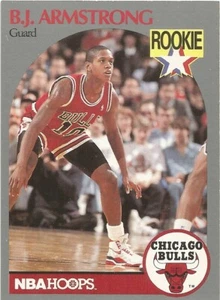 BJ Armstrong Rookie RC Hoops 1990/91 - NBA Basketball Card #60 - Picture 1 of 1