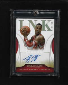 Dwight Howard 2013-14 IMMACULATE INK GOLD Auto #/10! ONLY 1 ON EBAY Rockets SP