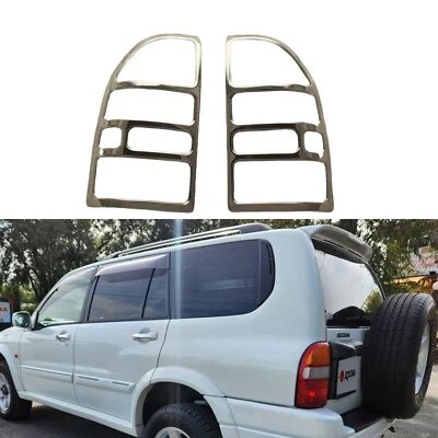 Chrome Rear Tail Light Lamp Cover Trim for 99-05 SUZUKI GRAND VITARA 2pcs suv - Image 1 of 4