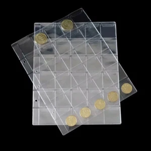 5 piezas 30Grids 30mm Colección de monedas Soporte de almacenamiento Álbum de dinero Estuche contenedor de libros - Imagen 1 de 3