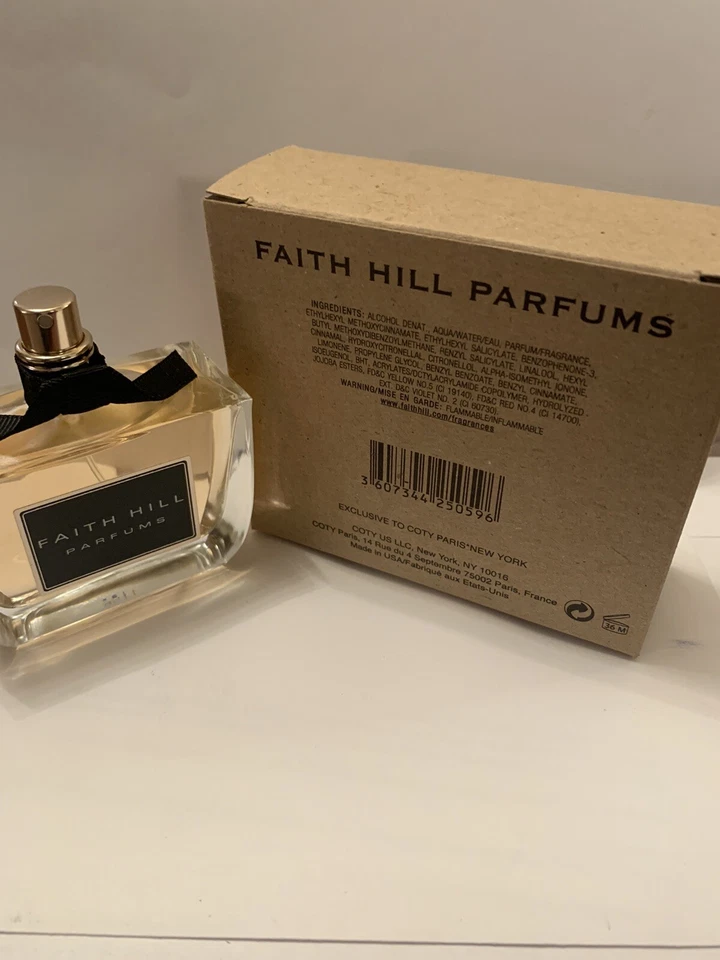 Faith Hill 1.7oz Edt Spray Nuevo.  Perfume para mujer (raro). Probador con caja. Foto 1 de 4