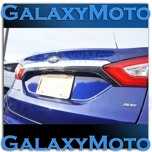 Cubierta de moldura de escotilla de maletero cromada Ford Fusion 13-17 puerta trasera puerta levadiza manija - Imagen 1 de 4