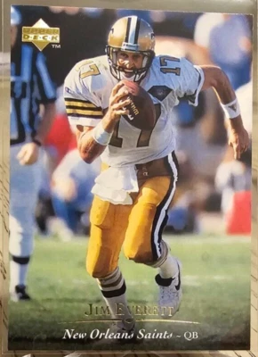 1995 Upper Deck Jim Everett #69 Saints - Image 1 of 2