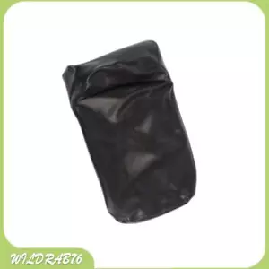 Black Synthetic Leather Seat Cover Fits 1991-2005 Ski-Doo Tundra I Tundra II - Picture 1 of 11