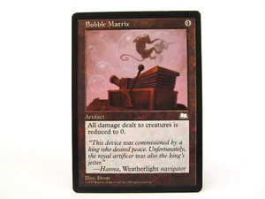 Bubble Matrix MTG Magic the Gathering Weatherlight MP carta artefatto rara regolare - Foto 1 di 6