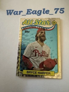 2024 Topps #89ASB-40 Bryce Harper 1989 Topps 35th Anniversary All-Stars Foil - Picture 1 of 2