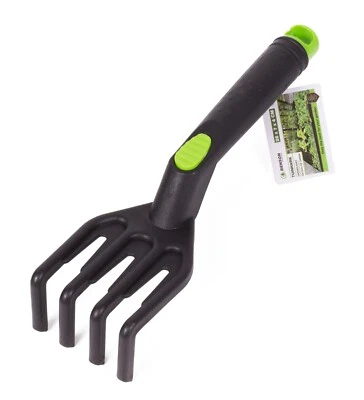 Mini Gartenharke Glasfaserverstärkt Handharke Handrechen starke Zinken - Bild 1 von 2