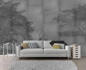 3D Baum Hirsch H983 Tapete Wandbild Selbstklebend Abnehmbare Aufkleber Sinsin - Picture 1 of 11