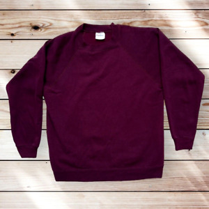  Vintage Hanes leeres Rundhalsausschnitt-Sweatshirt passt zu Herren Größe Medium FADED Made in USA