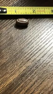 Miniatur Fußball Perlen zum Basteln Nähen ca. 1/3 Zoll Menge 20 - Bild 1 von 3