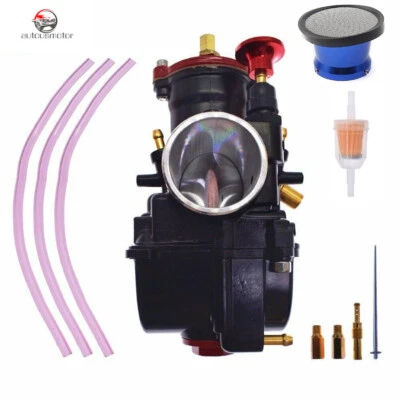 Carburador y filtro de aire PWK30 30 mm apto para motocicletas motocicletas scooters ATV Foto 1 de 4