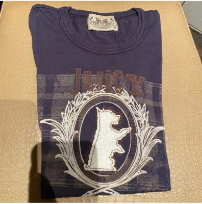 Vintage Y2K Juicy Couture Classic Scottie Dog Navy Tee 💙 Foto 1 de 4