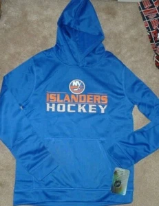 NEW NHL NY New York Islanders Ice Hockey Hoodie Hooded Sweatshirt Youth L 14 16 - Picture 1 of 1