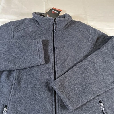 NUEVO-L.L.Bean Mujer Polartec Classic 200 Chaqueta Polar, Gris, Cremallera Completa, Talla: 1X Foto 1 de 4