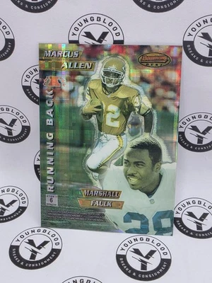 1996 Bowman's Best Atomic Refractor Rodney Hampton Lawrence Phillips Rookie RC - Image 1 of 2