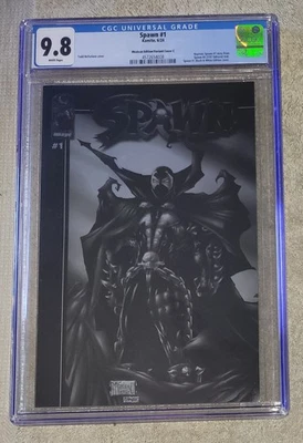 SPAWN #1 CGC 9.8 Black & White variant (Mex Ed) - Image 1 of 2