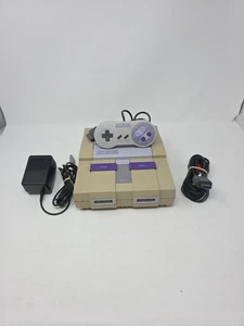 Consola Super Nintendo SNES Original Con Cables y Mando Probado - Imagen 1 de 13